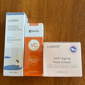 BUNDLE NEW Skin Products Vitamin C Sunscreen Anti Aging